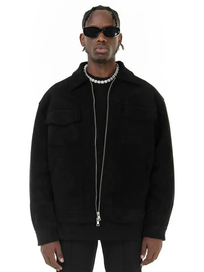 Street Luxury Double Pleated Jacket