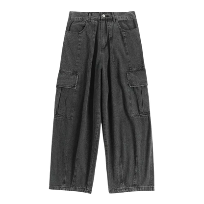 BAGGY DENIM CARGOS