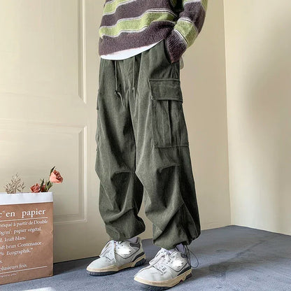 Men's Baggy Corduroy Pants