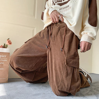 Men's Baggy Corduroy Pants