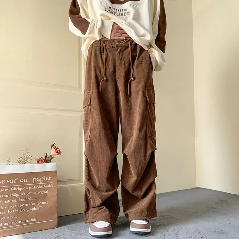 Men's Baggy Corduroy Pants