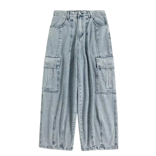 BAGGY DENIM CARGOS