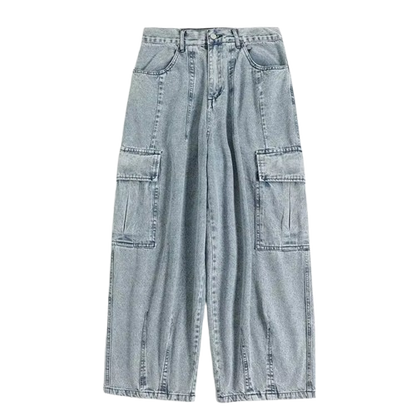 BAGGY DENIM CARGOS